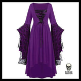 Robe Gothique Flamboyant - Crâne Passion