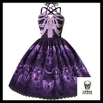 Robe Squelette Violette - Crâne Passion