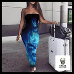 Robe Tête de Mort Bleue - Crâne Passion