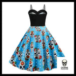 Robe Tête de Mort Mexicaine Colorée - Crâne Passion