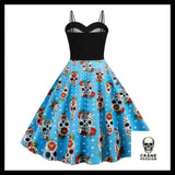 Robe Tête de Mort Mexicaine Colorée - Crâne Passion