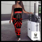 Robe Tête de Mort Rouge - Crâne Passion