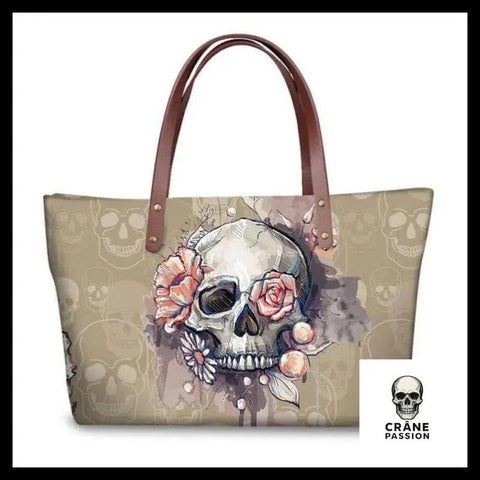 Sac à Main Tête de Mort Oeuvre D'art - Crâne Passion