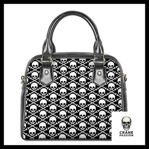 Sac à Main Tête de Mort Os en Croix - Crâne Passion