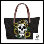 Sac à Main Tête de Mort Tournesols - Crâne Passion