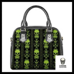 Sac à Main Tête de Mort Vert Fluo - Crâne Passion