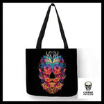 Sac Tête de Mort Fleurs Du Soir - Crâne Passion