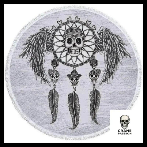 Serviette Attrape Rêve - Crâne Passion