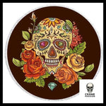 Serviette Crâne Mexicain Fleurs - Crâne Passion