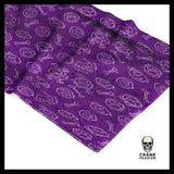 Serviette Crâne Violet - Crâne Passion