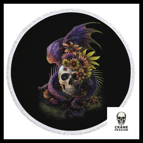Serviette Dragon - Crâne Passion