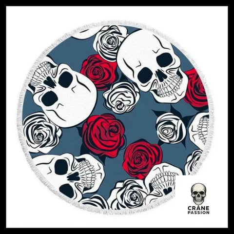 Serviette Gothique Flomboyant - Crâne Passion