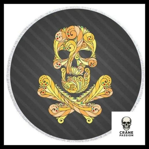 Serviette de Plage Pirate - Crâne Passion