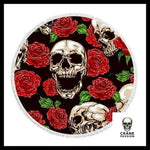 Serviette de Plage Tête de Mort Fleurie - Crâne Passion