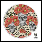 Serviette Tête de Mort Artistique - Crâne Passion