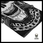 Serviette Tête de Mort Casque - Crâne Passion