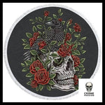 Serviette Tête de Mort Corbeau - Crâne Passion