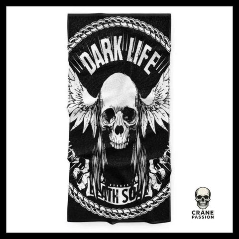 Serviette Tête de Mort Dark - Crâne Passion
