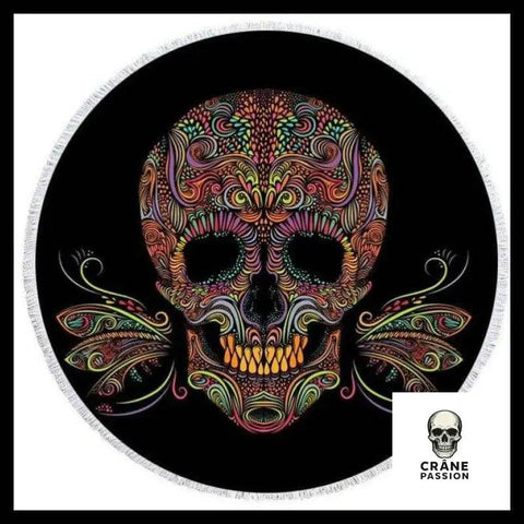 Serviette Tête de Mort Design - Crâne Passion