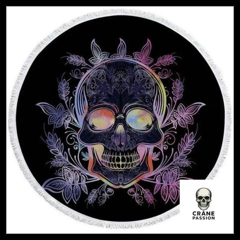 Serviette Tête de Mort Futuriste - Crâne Passion