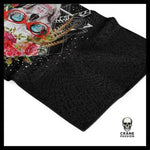 Serviette Tête de Mort Lunette - Crâne Passion
