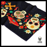 Serviette Tête de Mort Mexicaine - Crâne Passion