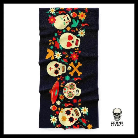 Serviette Tête de Mort Mexicaine - Crâne Passion