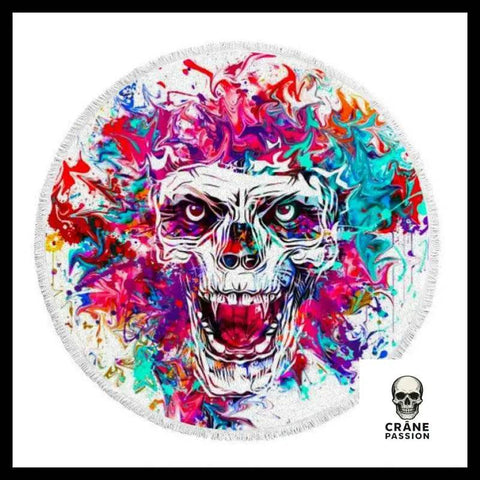 Serviette Tête de Mort Originale - Crâne Passion