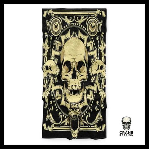 Serviette de Toilette Tête de Mort - Crâne Passion