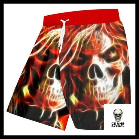 Short Crâne en Feu - Crâne Passion
