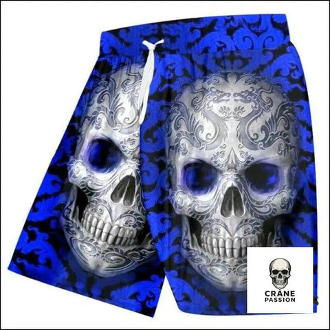 Short Crâne Mexicain Coloré - Crâne Passion
