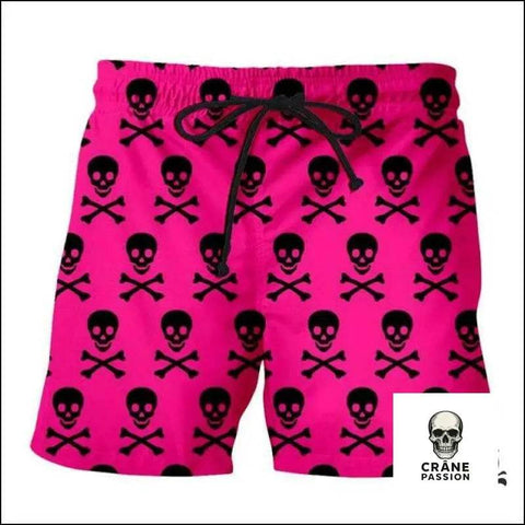 Short Crâne Rose - Crâne Passion