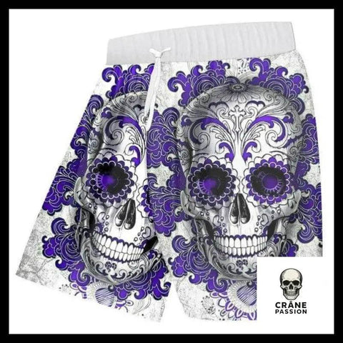 Short Homme Tête de Mort - Crâne Passion