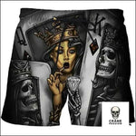 Short Tête de Mort Poker - Crâne Passion