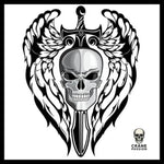 Sticker Ailes d'Ange - Crâne Passion