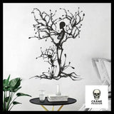 Sticker Arbre - Crâne Passion