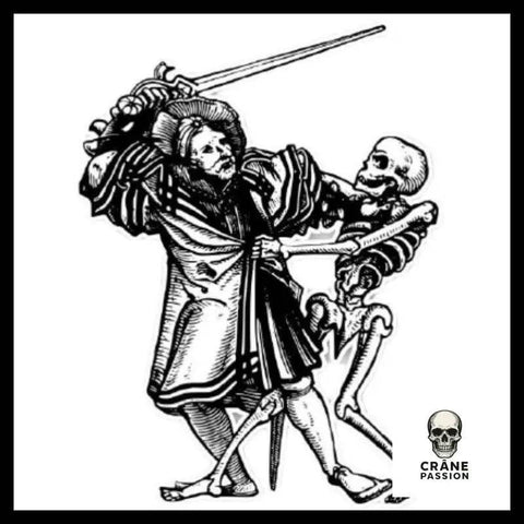 Sticker Attaque du Roi - Crâne Passion