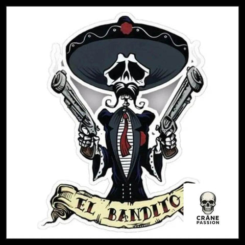 Sticker Bandidos - Crâne Passion