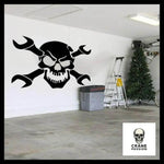 Sticker Biker - Crâne Passion