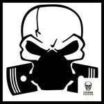 Sticker Biker Vintage - Crâne Passion