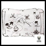 Sticker Carte de Pirate - Crâne Passion