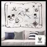 Sticker Carte de Pirate - Crâne Passion
