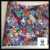Sticker Cartoon - Crâne Passion