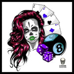 Sticker Casino - Crâne Passion