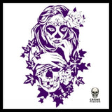 Sticker de Catrina - Crâne Passion