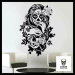 Sticker de Catrina - Crâne Passion