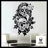 Sticker de Catrina - Crâne Passion