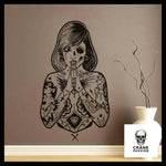 Sticker Catrina - Crâne Passion