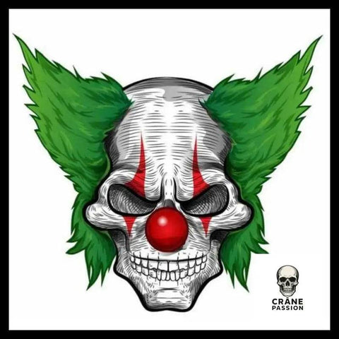 Sticker Clown - Crâne Passion