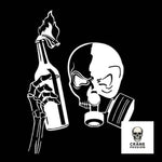 Sticker Cocktail Molotov - Crâne Passion